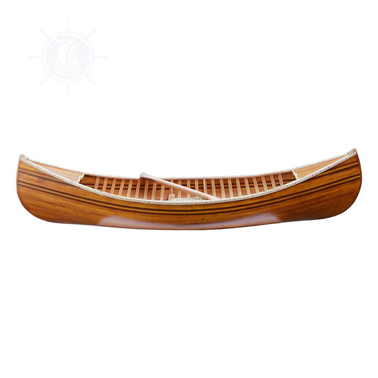 Old Modern Handicrafts Wooden Canoe with Matte Finish