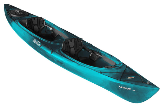 Old Town Canoes & Kayaks Dirigo Tandem Plus Recreational Kayak (Photic, 15 Feet 3 Inches)