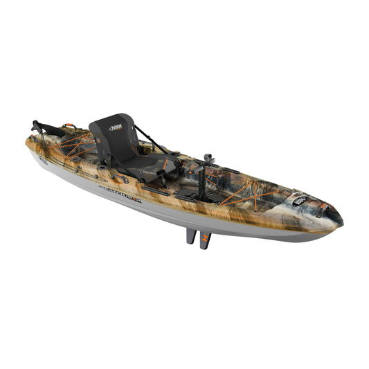 Pelican Catch 110 HDII Premium Angler - Sit-On-Top Fishing Kayak - HyDryve Pedal System & Comfortable Ergocast seat - 10 ft - Outback