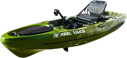 10' Raglan Propeller Drive Fishing Kayak | Adults youths kids | Standing sit on