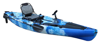 12' Ranger Paddle Drive Angler Kayak | stand and sit on | adults youths & kids