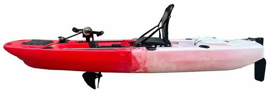 9.5ft Modular Raider Pedal Fishing Kayak | Propeller Drive | Super Lightweight, 400lbs Capacity | Easy to Store - Easy to Carry |No roof Racks - No Wall Racks | Adults Youths Kids